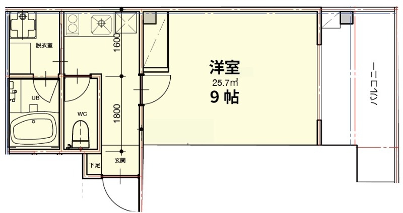 クシェル北山の間取り