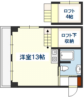 ホワイトコーポ土橋の間取り