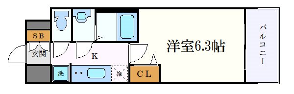 プレサンス新栄アーバンフローの間取り