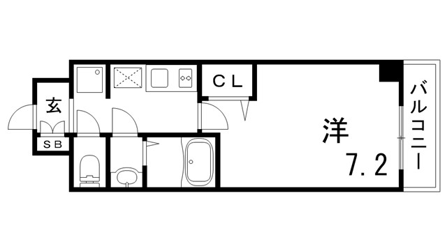 レジデンス神戸大倉山グルーブの間取り