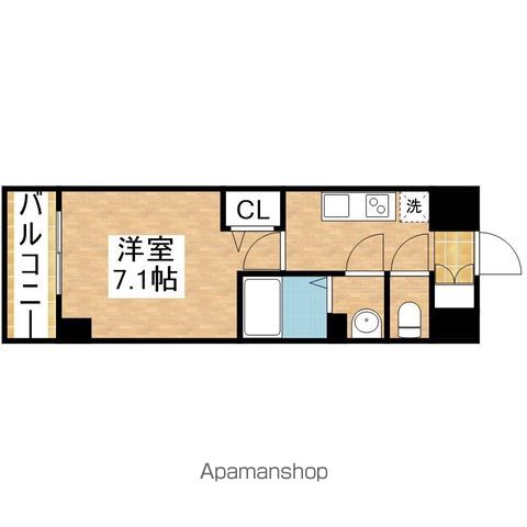 地下鉄東山線 今池駅 徒歩5分 9階建 築2年の間取り写真