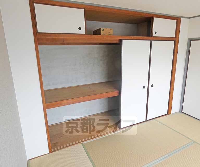 収納　大容量の押入れ収納です。