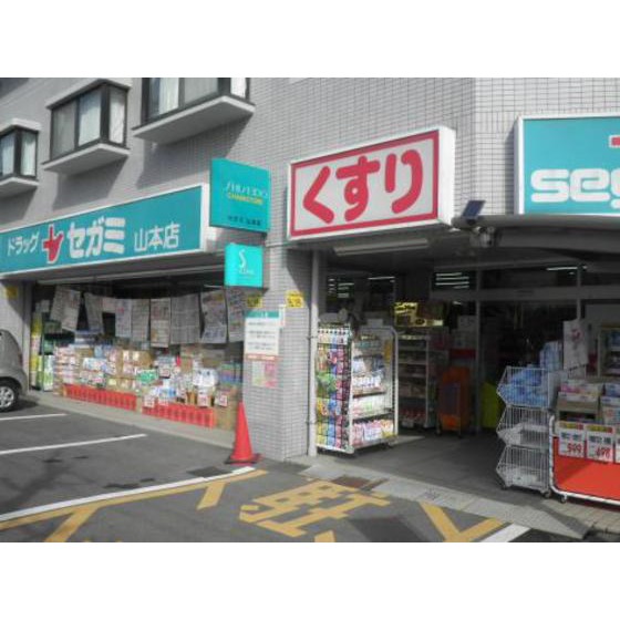 ドラックストア　ドラッグセガミ山本店（ドラッグストア）まで299m