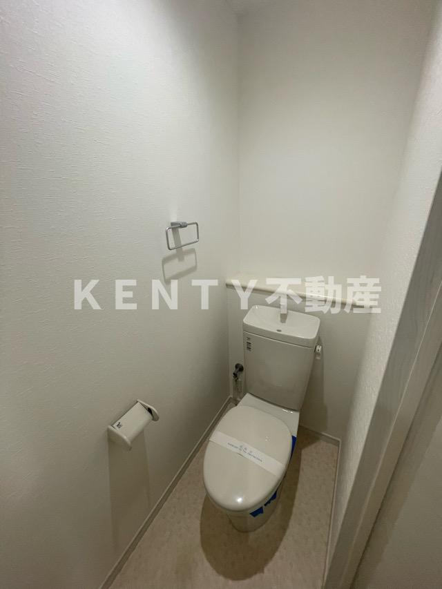 トイレ　ゆったりとした空間のトイレです
