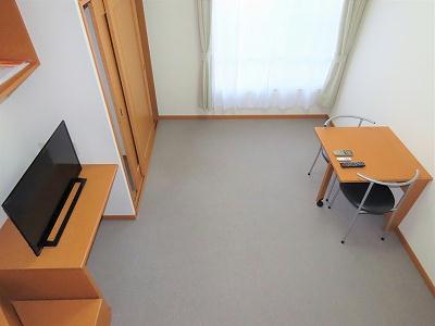 居室・リビング　ベッド上からのアングルです