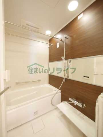 バス・シャワールーム　レスピール早稲田　※同タイプの別部屋写真です