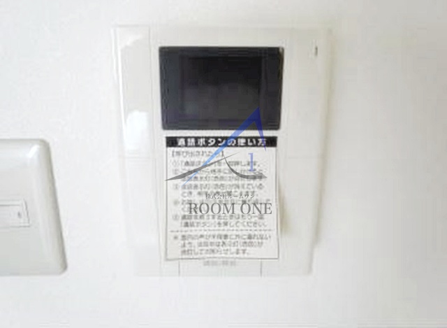 セキュリティ　モニター付きインターホンです。