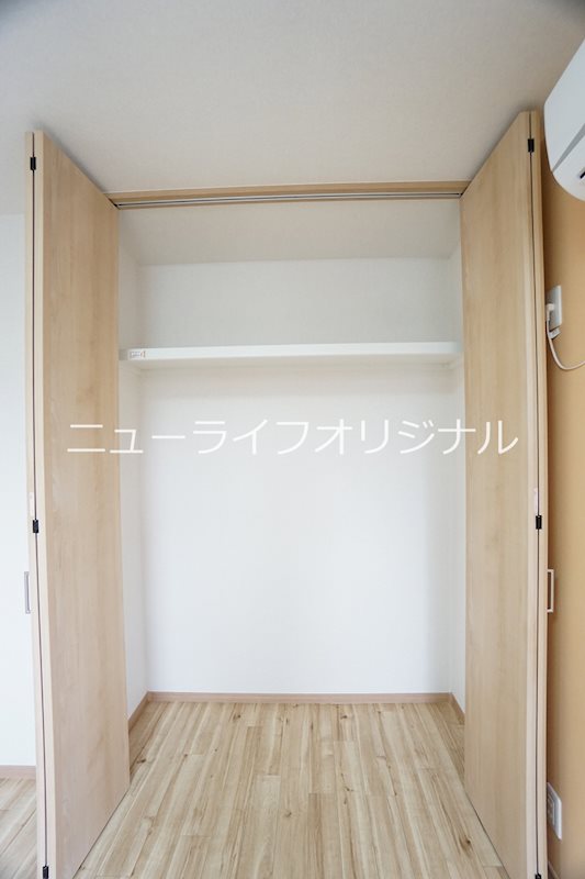 収納　たくさんのお洋服もすっきり収納できます