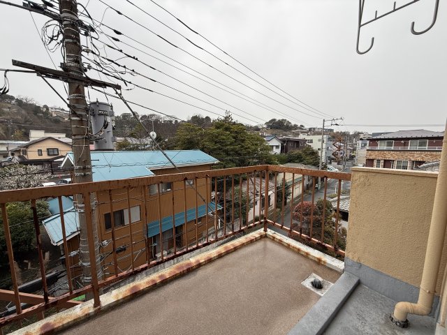 バルコニー　広々としたバルコニーです