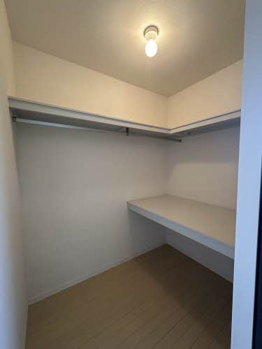 収納　たっぷりとした収納スペースです