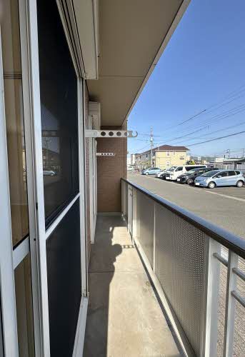 バルコニー　バルコニーがあります