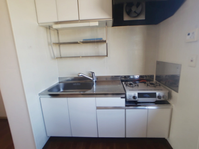 キッチン　キッチン 2口ガスコンロ付き