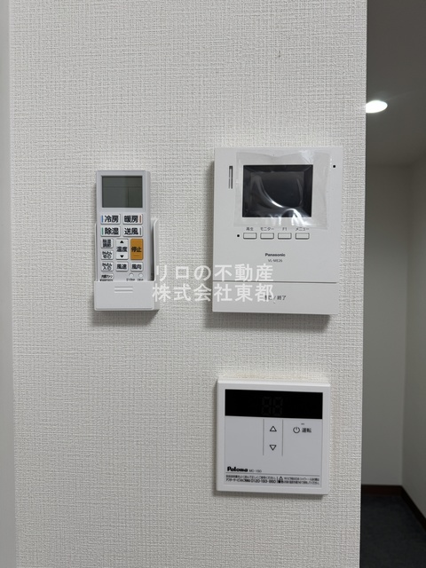 セキュリティ　来訪者の姿を確認できるＴＶモニター付インターホン設置済です！