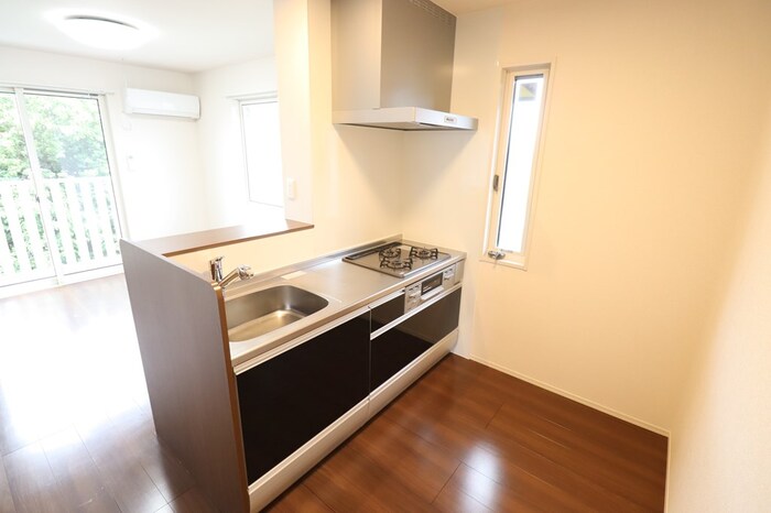 キッチン　対面システムキッチン（ガスコンロ付）