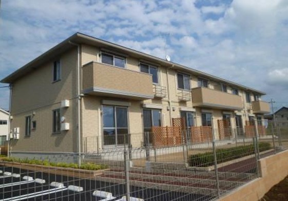 建物外観　南向きで日当たり良好　インターネット無料