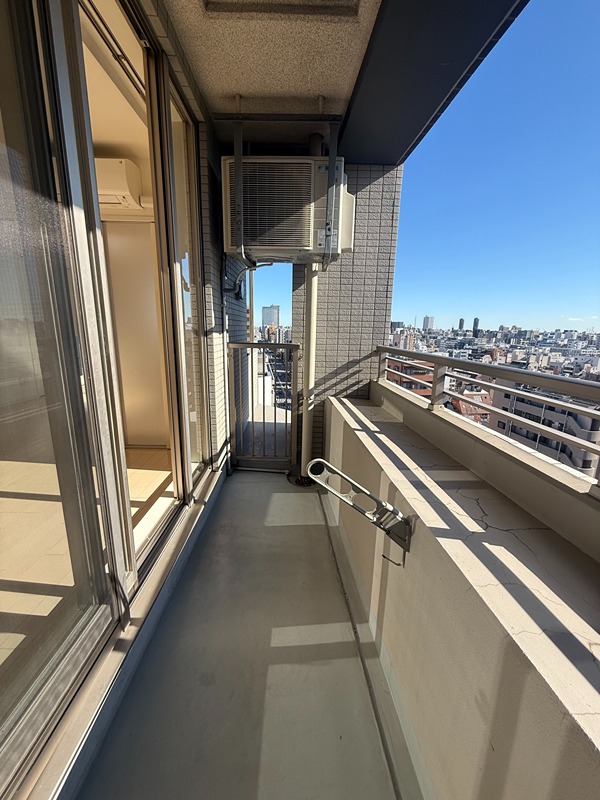 バルコニー　※同物件別階数同タイプ部屋