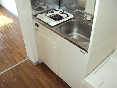 キッチン　ガスコンロ１口付