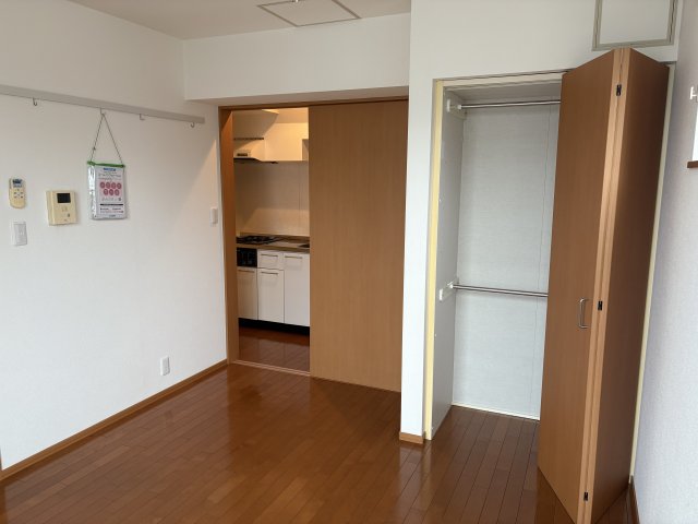 収納　洋室を逆から見たところ。キッチンとの間にはドア有り。