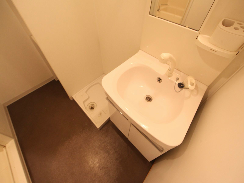 洗面設備　脱衣所　シャンプードレッサー　室内洗濯機置場