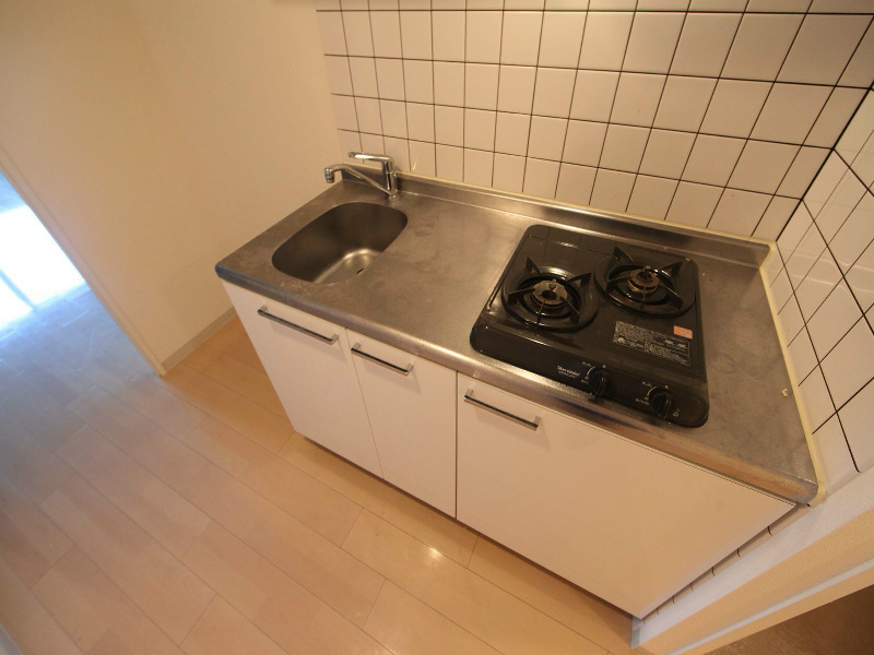 キッチン　システムキッチン　2口ガスコンロ