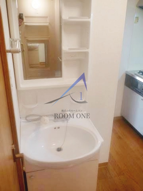 洗面設備　洗面台です。