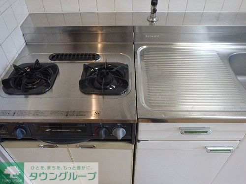 その他設備　2口ガスコンロ　※前回募集時2020年8月の写真