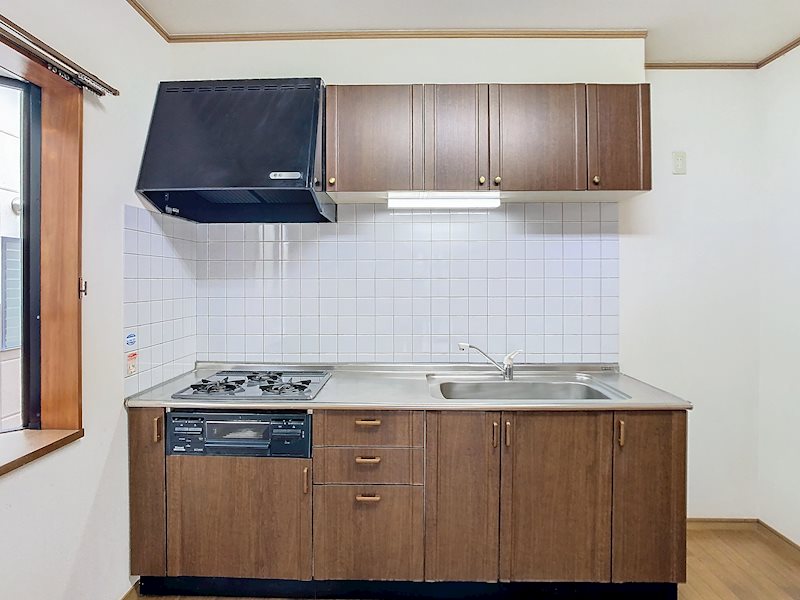 キッチン　3口コンロ付き！