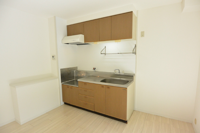 キッチン　2口ガスコンロ設置可能