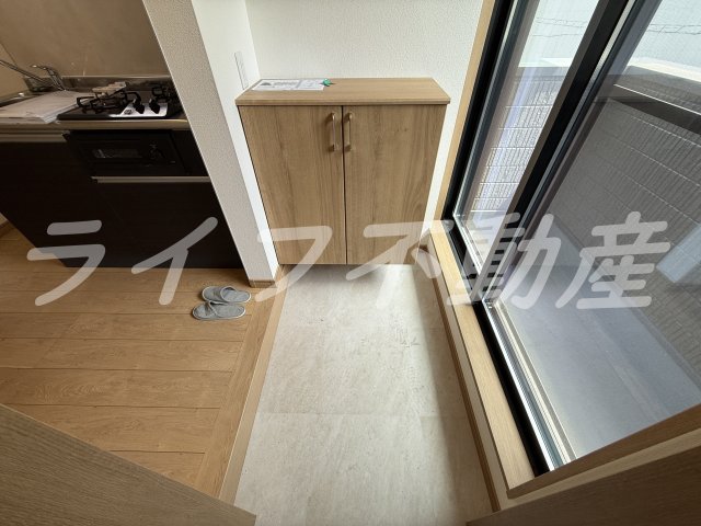 玄関　落ち着いた玄関です