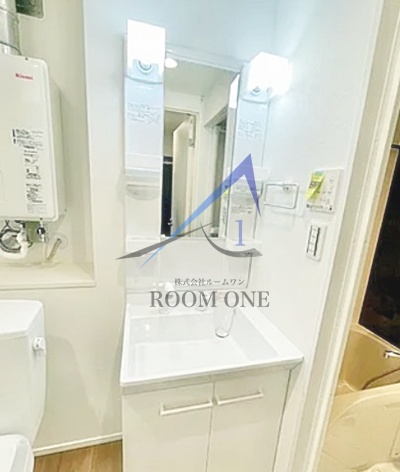 洗面設備　洗面台です。