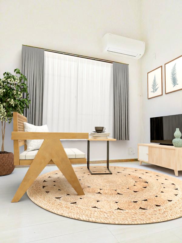 居室・リビング　※写真の家具は合成です。※家具・調度品は設備には含まれません