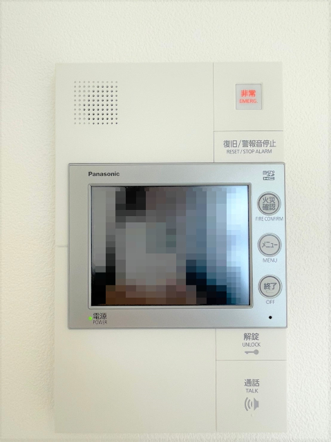 セキュリティ　＊新築につき同物件の別室の写真です。