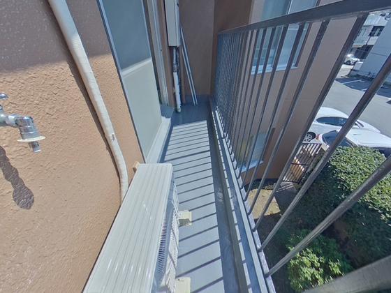 バルコニー　※別部屋の写真使用