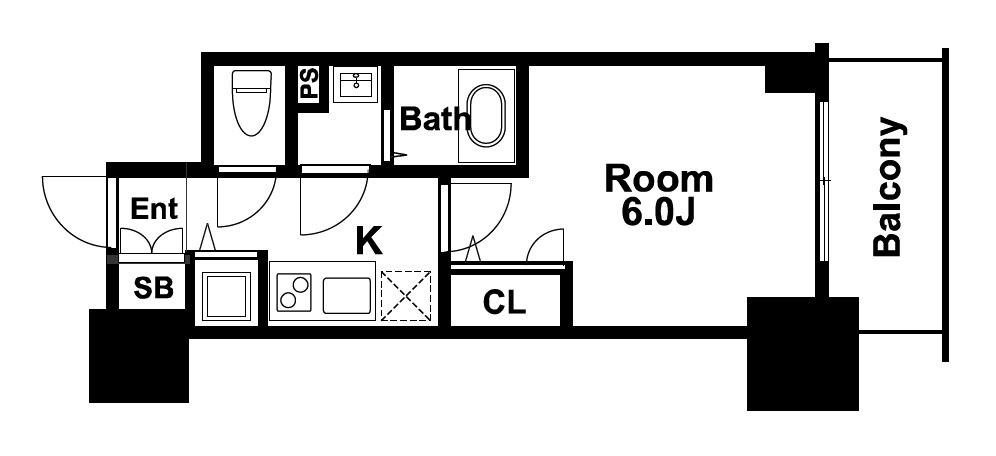 居室・リビング　エスリード本町レジデンス