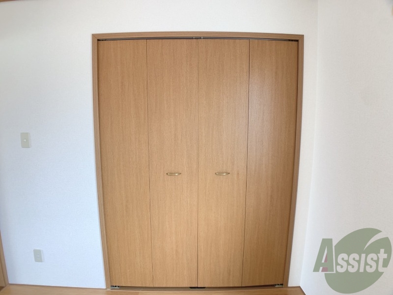 収納　洋室にございます収納は大きく沢山しまえそうです。