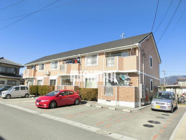 建物外観　お洒落なレンガ調の外観。