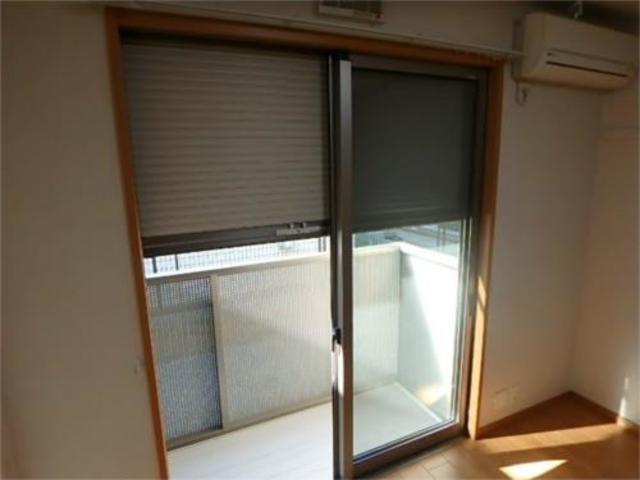 眺望　防犯シャッターです