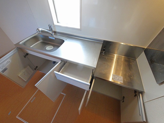 収納　大きなスペースがあり、収納には困りません