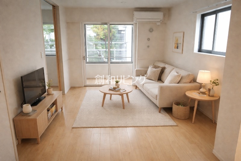 居室・リビング　家具・インテリアはCGです