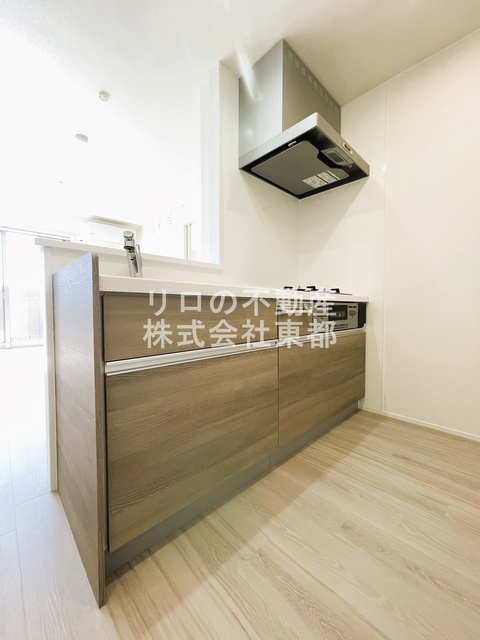 キッチン　作業スペース広々♪システムキッチン♪