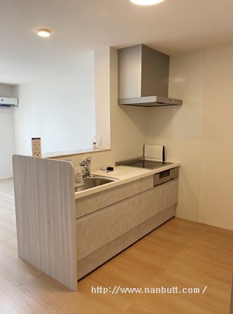 キッチン　IHクッキングヒーター付システムキッチン