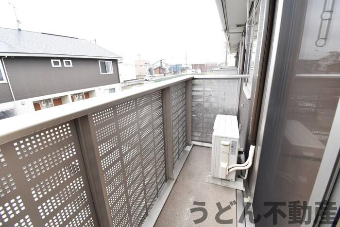 バルコニー　うどん県のお部屋探しはうどん不動産へ うどんちゃんとLINE