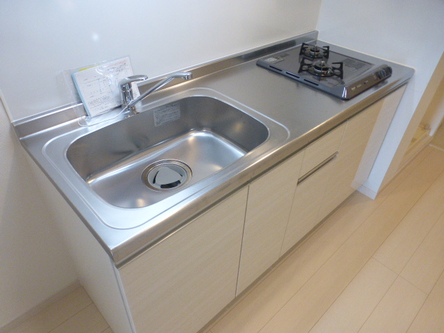 キッチン　システムキッチン　2口ガスコンロ付