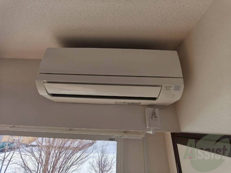 その他設備　エアコンが設置してありますので、寒暖対策もばっちり。