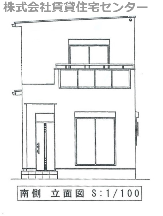 建物外観　立面図