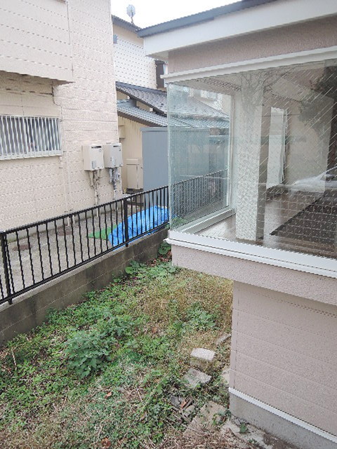 バルコニー　１Ｆ部分はテラスになってます