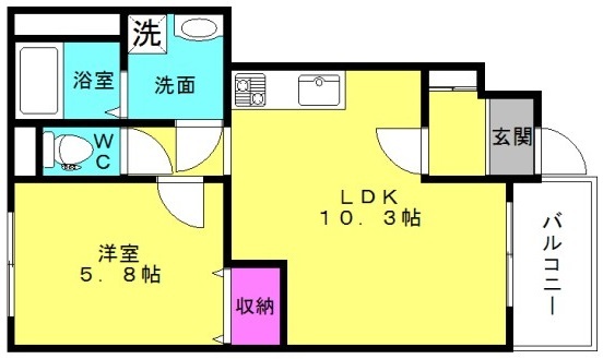 ヴィーブル東二見の間取り写真