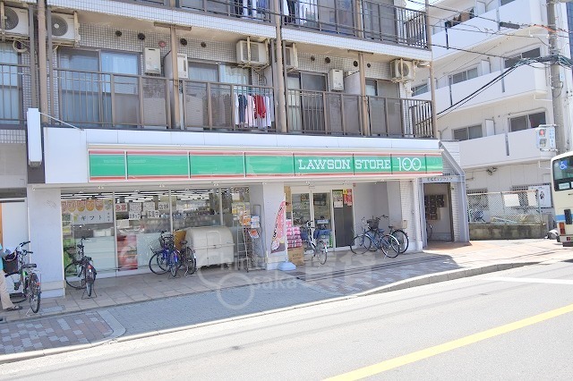 コンビニ　ローソンストア100　東淀川瑞光店（コンビニ）まで425m