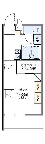 レオパレスサンブリッジIVの間取り写真