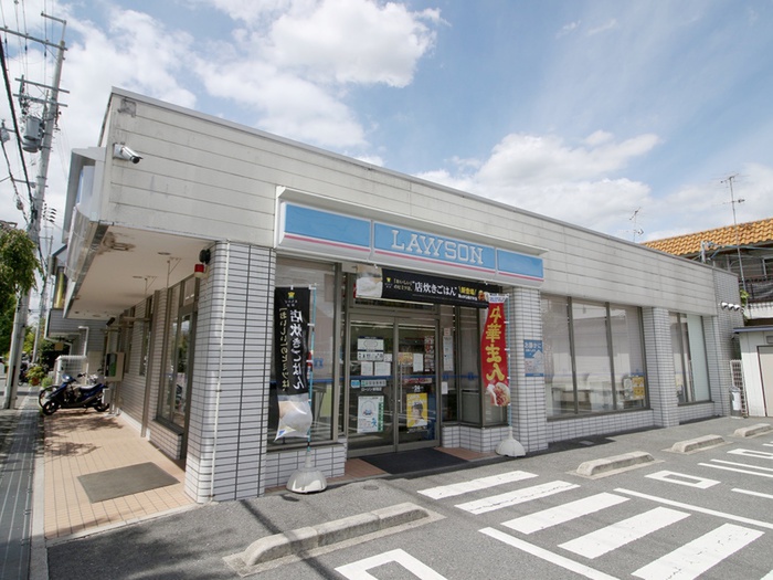 コンビニ　ローソン 新稲店（コンビニ）まで450m